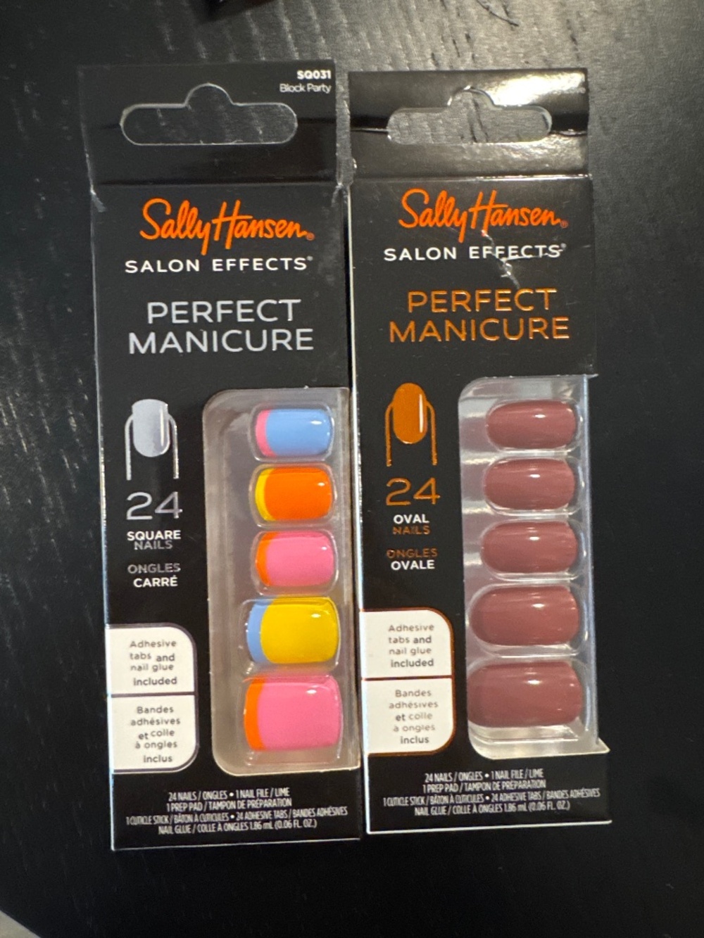 Sally Hansen Salon Effects Perfect Manicure Press-On Nail Kits